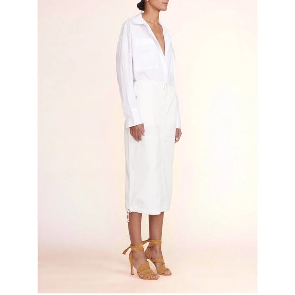 Staud Rellie Heel Sandal Wrap Ankle Strap Suede Leather Open Toe Cashew 8.5/38.5 - Picture 2 of 14